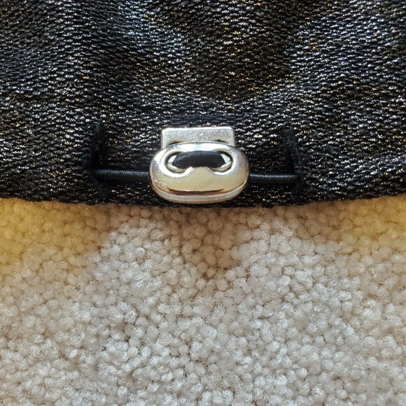 Anthropologie Pilcro Black Foil Metallic Hoodie Hooded Sweatshirt Women's Size M - Picture 6 of 11